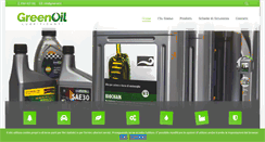 Desktop Screenshot of greenoil.it