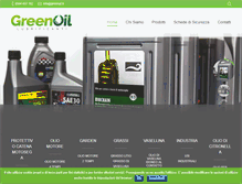 Tablet Screenshot of greenoil.it